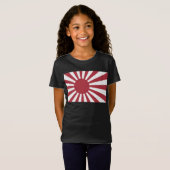 Japan Imperial Rising Sun vlag, Edo aan WW2 T-shirt (Voorkant volledig)