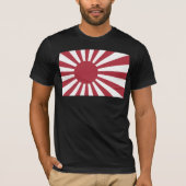 Japan Imperial Rising Sun vlag, Edo aan WW2 T-shirt (Voorkant)