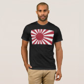 Japan Imperial Rising Sun vlag, Edo aan WW2 T-shirt (Voorkant volledig)