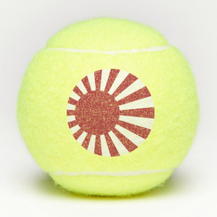 Japan Imperial Rising Sun vlag, Edo aan WW2 Tennisballen