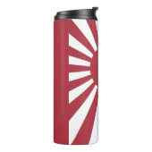 Japan Imperial Rising Sun vlag, Edo aan WW2 Thermosbeker (Gedraaid links)