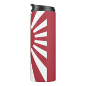 Japan Imperial Rising Sun vlag, Edo aan WW2 Thermosbeker (Geroteerd rechts)