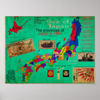 Japan in 1864 poster