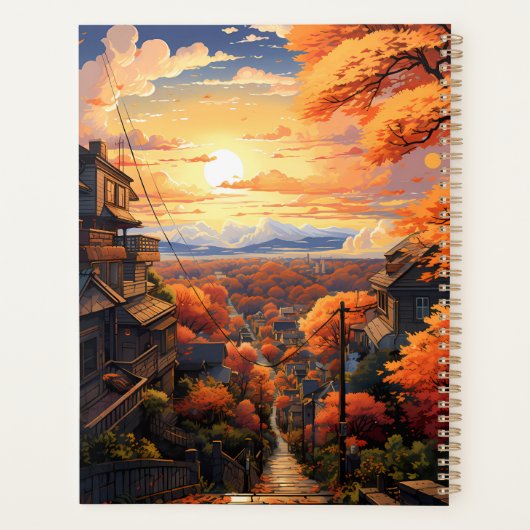 Japan in de herfst planner (Achterkant)