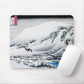 JAPAN IN DE SNEEUWE MOUSEPAD MUISMAT (Met muis)