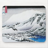 JAPAN IN DE SNEEUWE MOUSEPAD MUISMAT (Voorkant)