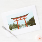 Japan in de winterse sticker (Envelop)