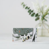 Japan in het sneeuwVisitekaartje Visitekaartje (Staand voorkant)