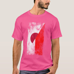 Japan Indonesië Vlaggen - Japans Indonesisch T-shirt