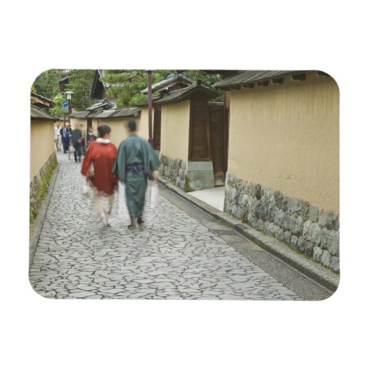Japan, Ishikawa, Kanazawa, Buke Yashiki District Magneet (Horizontaal)