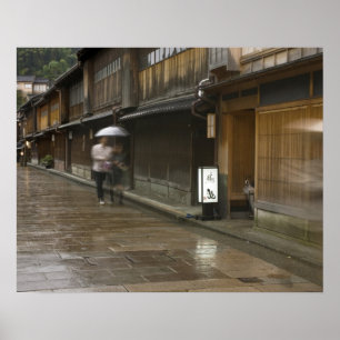 Japan, Ishikawa, Kanazawa, Higashi Chaya Poster