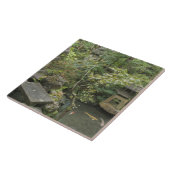 Japan, Ishikawa, Kanazawa, Nomura Samurai House Tegeltje (Zijkant)