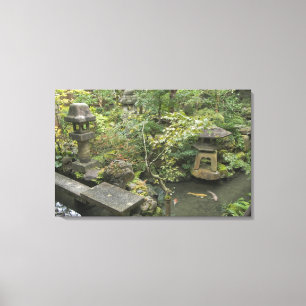Japan, Ishikawa, Kanazawa, Nomura Samurai-huis Canvas Afdruk