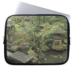 Japan, Ishikawa, Kanazawa, Nomura Samurai-huis Laptop Sleeve