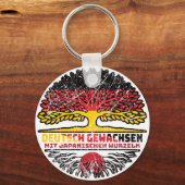 Japan Japanisch Deutsch Deutschland Baum Wurzel Sleutelhanger (Voorkant)