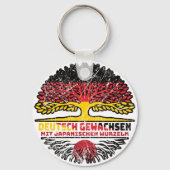 Japan Japanisch Deutsch Deutschland Baum Wurzel Sleutelhanger (Achterkant)