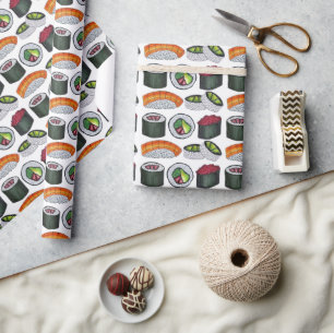 Japan Japans eten sushi broodjes maki nigri Cadeaupapier