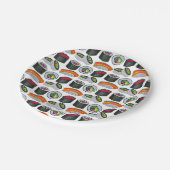 Japan Japans eten sushi maki broodjes restaurant Papieren Bordje (Gekanteld)