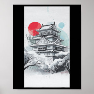 Japan Japans Kyoto Tokyo Tempel Karate Shinjuku Poster
