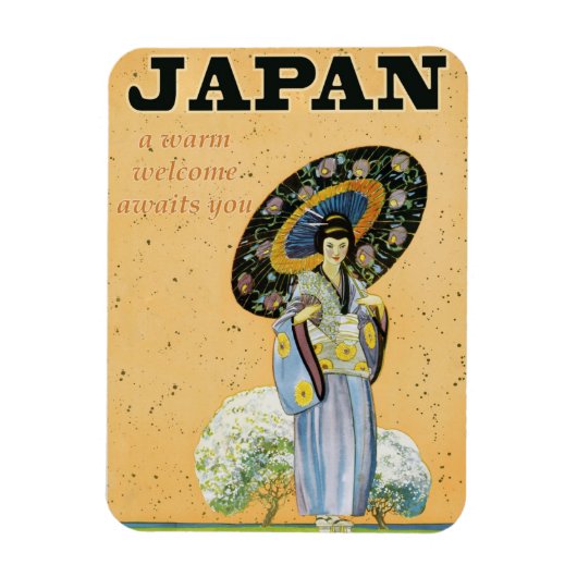 Japan Japans Poster voor reizen Magneet (Verticaal)