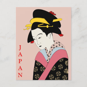  Japan Japanse Geisha Travel Briefkaart