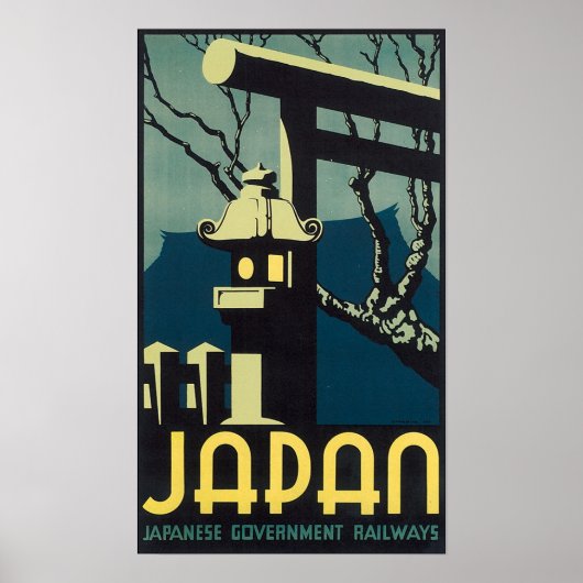 Japan, Japanse Govt Railways Travel Poster (Voorkant)