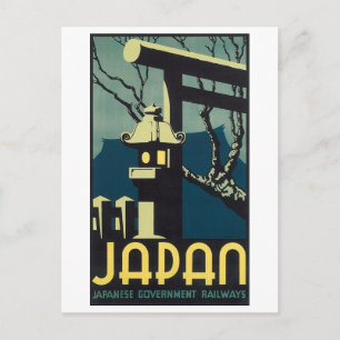 Japan, Japanse Govt Railways Travel Poster Briefkaart