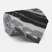 Japan - Japanse kunst (Great Wave of Kanagawa) Bw Stropdas (Opgerold)