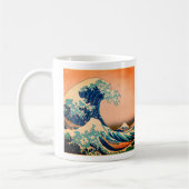 Japan - Japanse kunst (Great Wave of Kanagawa) Koffiemok (Links)