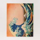 Japan - Japanse kunst (Great Wave of Kanagawa) Legpuzzel (Verticaal)