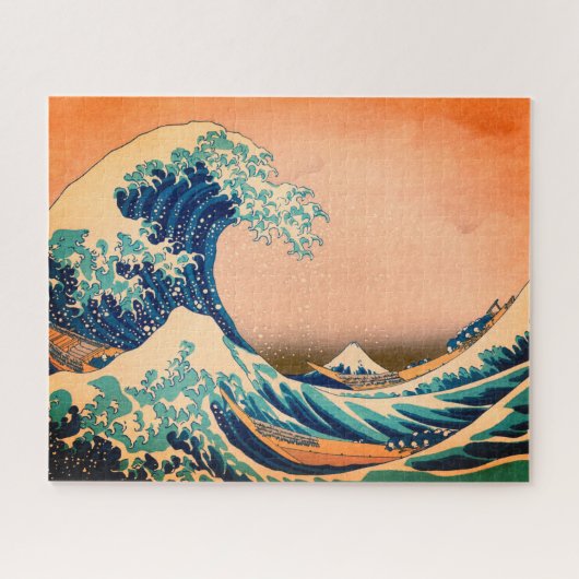 Japan - Japanse kunst (Great Wave of Kanagawa) Legpuzzel (Horizontaal)