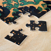 Japan - Japanse kunst (Great Wave of Kanagawa) Legpuzzel (Zijkant)