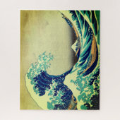 Japan - Japanse kunst (Great Wave of Kanagawa) Legpuzzel (Verticaal)