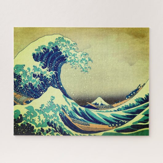 Japan - Japanse kunst (Great Wave of Kanagawa) Legpuzzel (Horizontaal)