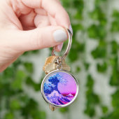 Japan - Japanse kunst (Great Wave of Kanagawa) Sleutelhanger (Hand)