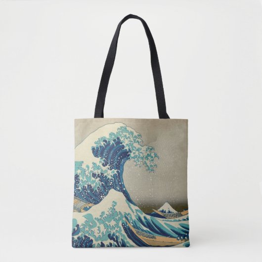 Japan - Japanse kunst (Great Wave of Kanagawa) Tote Bag (Voorkant)