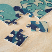 Japan - Japanse kunst/Grote Golf van Kanagawa Legpuzzel (Zijkant)