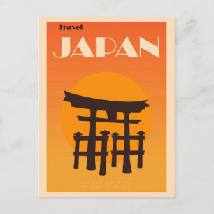  Japan Japanse Pagoda Travel Briefkaart