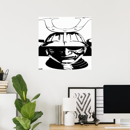 Japan - Japanse Samurai Warrior Art Print Posters (Thuiskantoor)