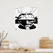 Japan - Japanse Samurai Warrior Art Print Posters (Keuken)