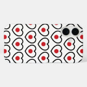 Japan | Japanse vlag hart Case-Mate iPhone Case (Achterkant (horizontaal))