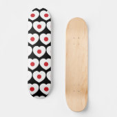 Japan | Japanse vlag hart Persoonlijk Skateboard (Voorkant)