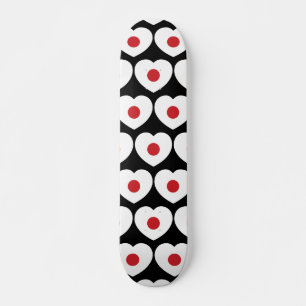 Japan Japanse vlag hart Persoonlijk Skateboard