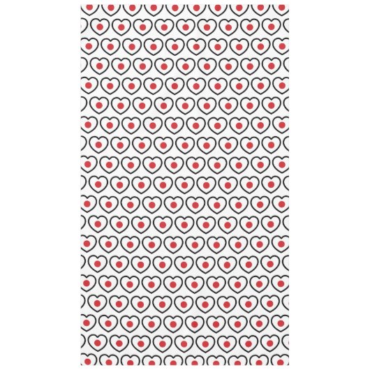 Japan | Japanse vlag hart Tafelkleed (Voorkant)