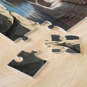 Japan Jigokudani Monkey Park Sneeuwapen Legpuzzel (Zijkant)