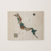 Japan -  kaart legpuzzel (Horizontaal)