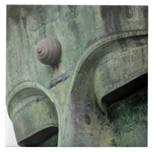 Japan, Kamakura. De Grote Boeddha van Kamakura, a Tegeltje