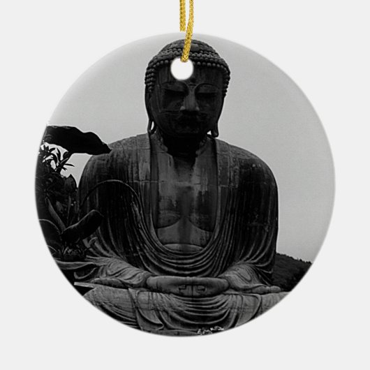 Japan Kamakura Great Buddha Magnet Keramisch Ornament (Voorkant)
