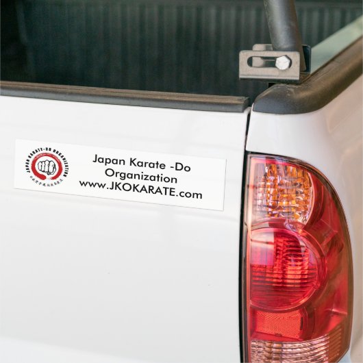 Japan Karate - Do Bumpersticker (Op Truck)