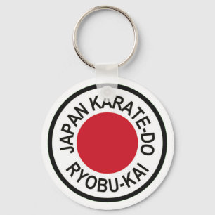 Japan Karate-Do Ryobu-Kai Logo Sleutelhanger